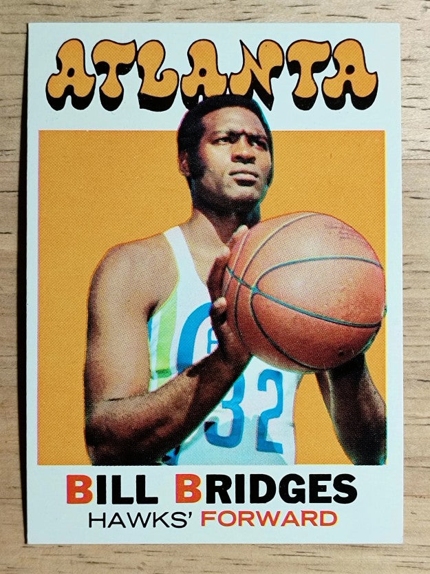 1971-72 Topps #132 Bill Bridges (NMMT)
