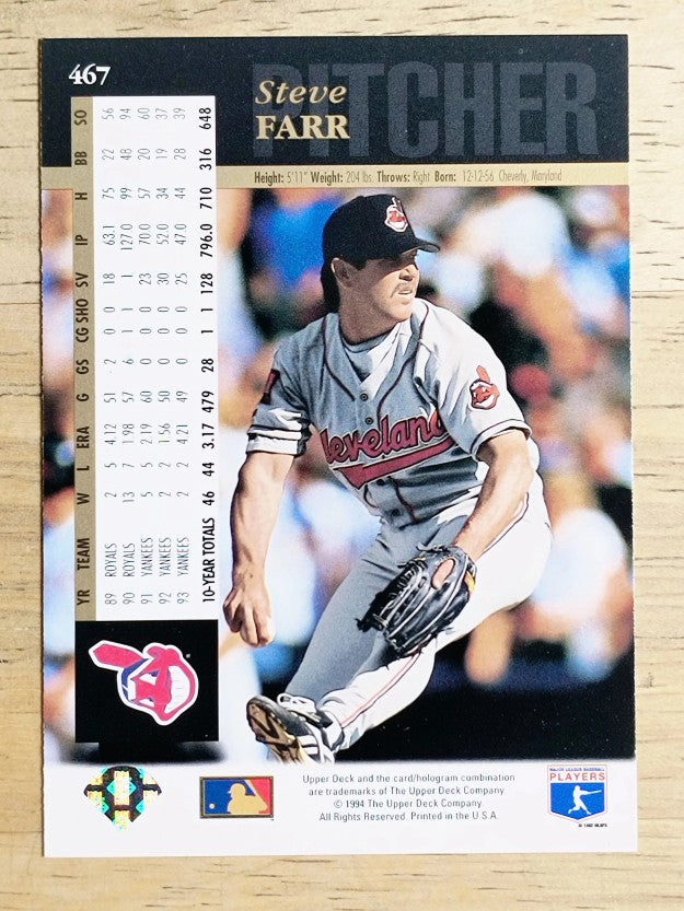 1994 Upper Deck #467 Steve Farr