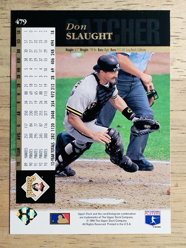 1994 Upper Deck #479 Don Slaught