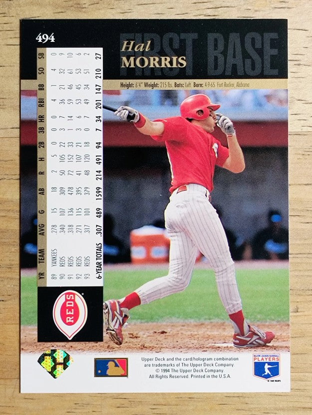 1994 Upper Deck #494 Hal Morris