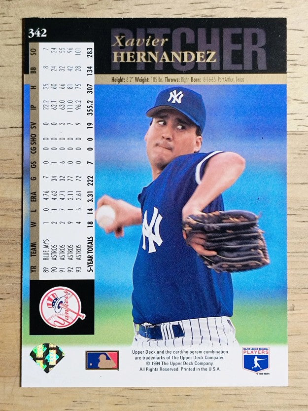 1994 Upper Deck Electric Diamond #342 Xavier Hernandez