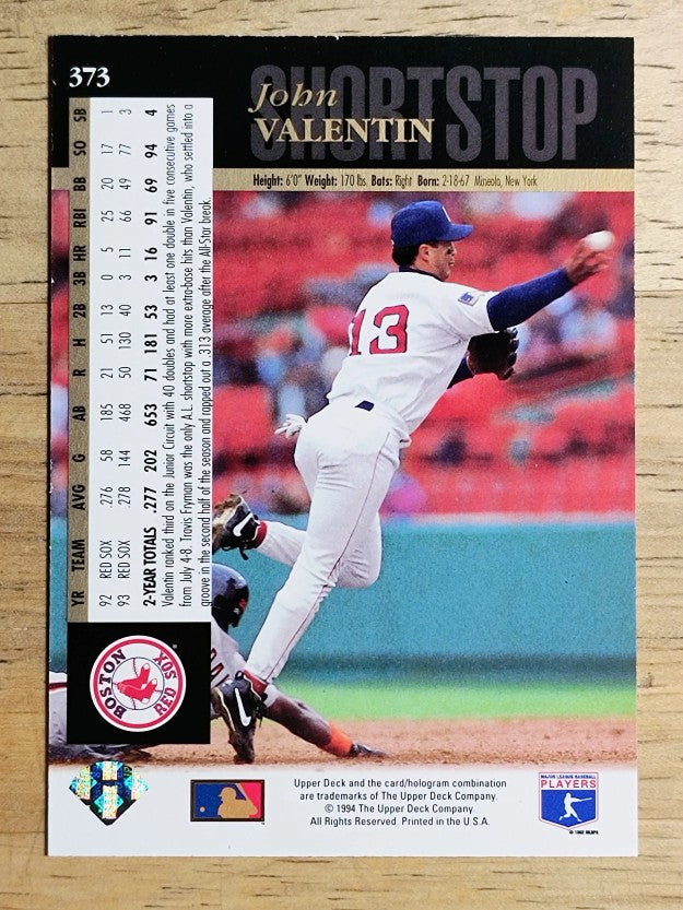 1994 Upper Deck Electric Diamond #373 John Valentin