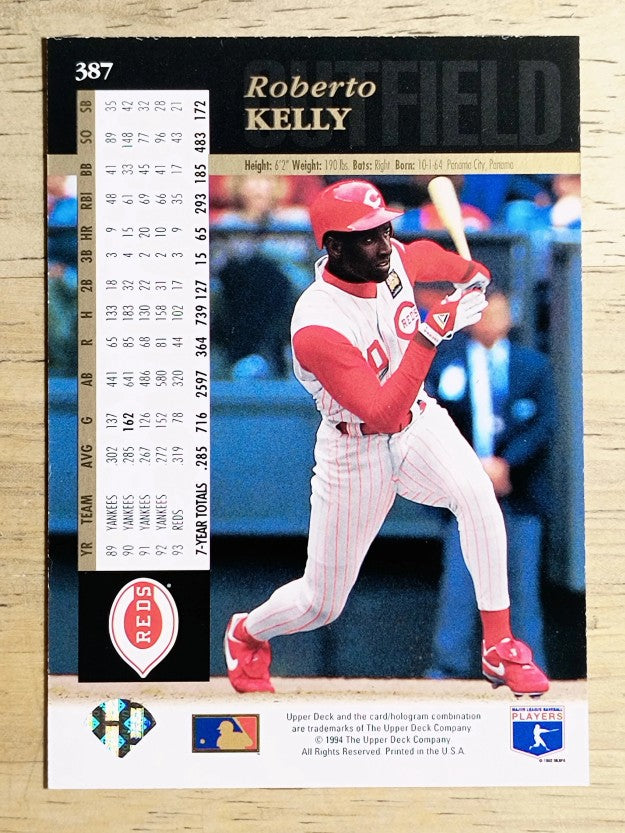 1994 Upper Deck Electric Diamond #387 Roberto Kelly