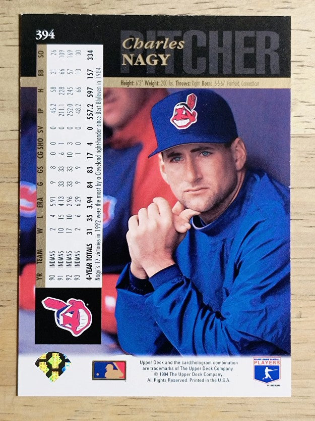 1994 Upper Deck Electric Diamond #394 Charles Nagy