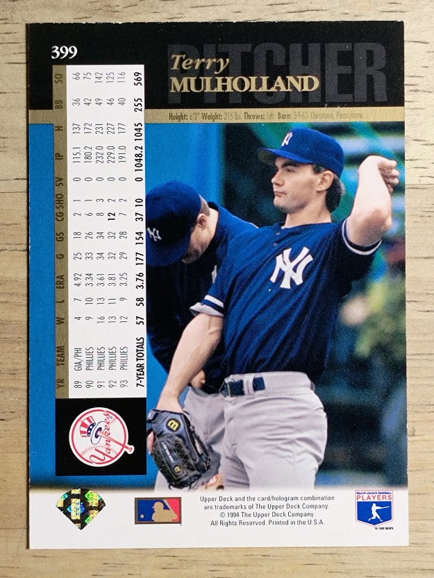 1994 Upper Deck Electric Diamond #399 Terry Mulholland