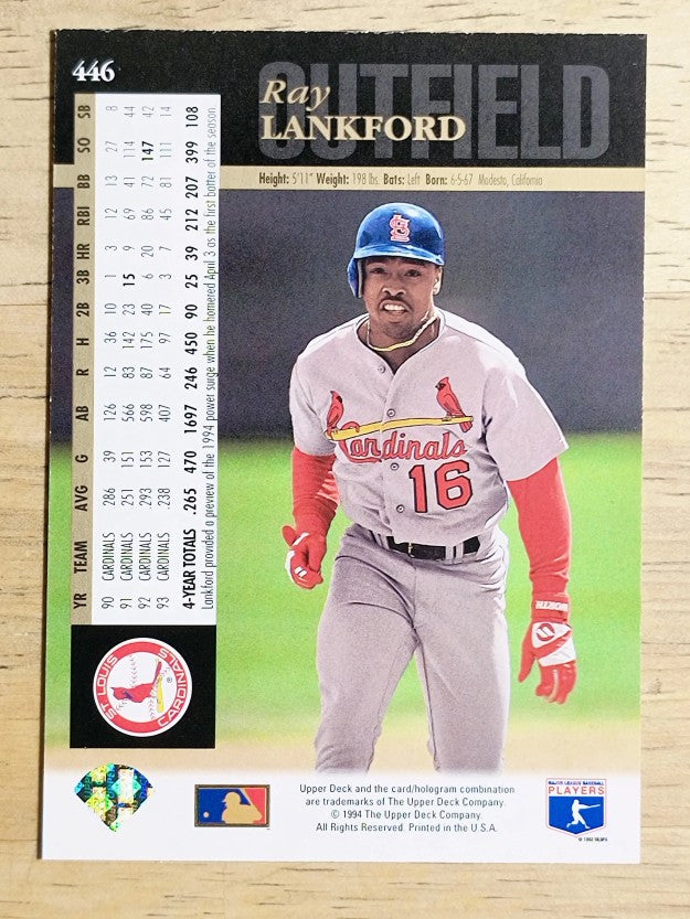 1994 Upper Deck Electric Diamond #446 Ray Lankford