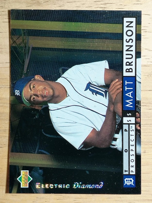 1994 Upper Deck Electric Diamond #547 Matt Brunson