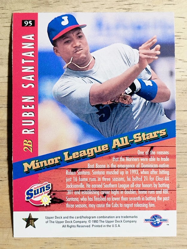 1994 Upper Deck Minors #95 Ruben Santana AS FOIL