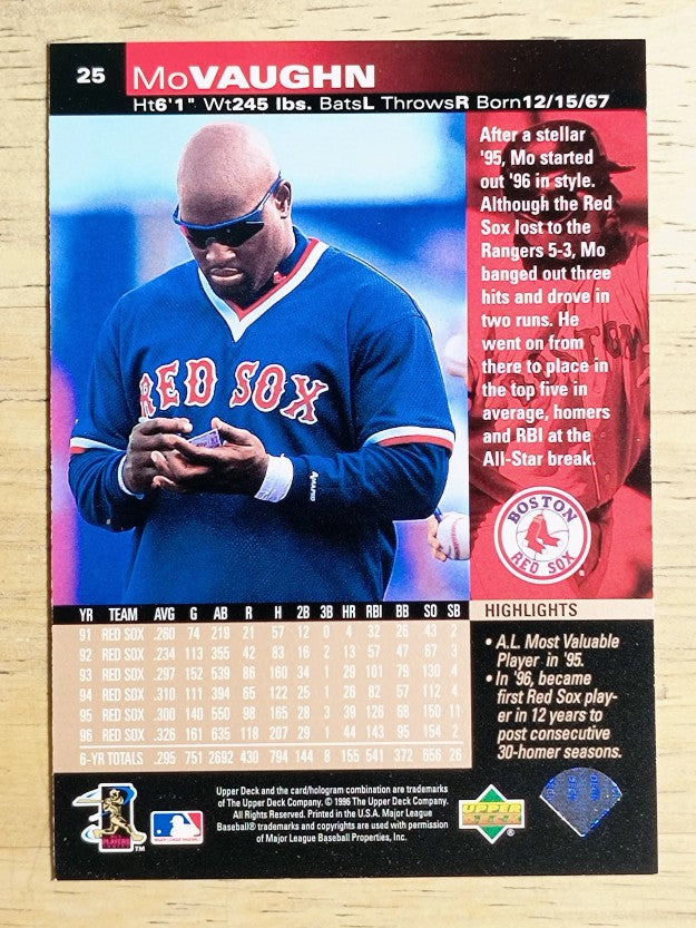 1997 Upper Deck #25 Mo Vaughn