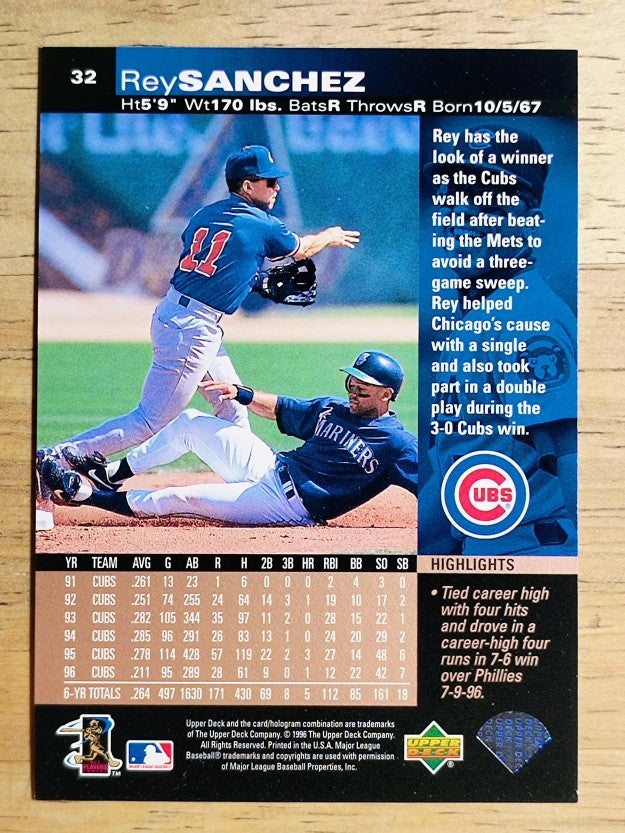 1997 Upper Deck #32 Rey Sanchez