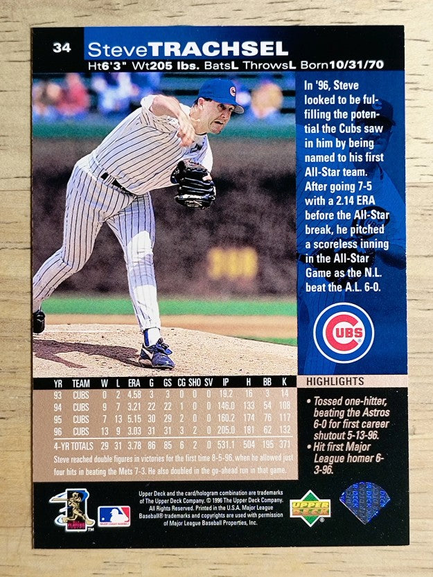 1997 Upper Deck #34 Steve Trachsel