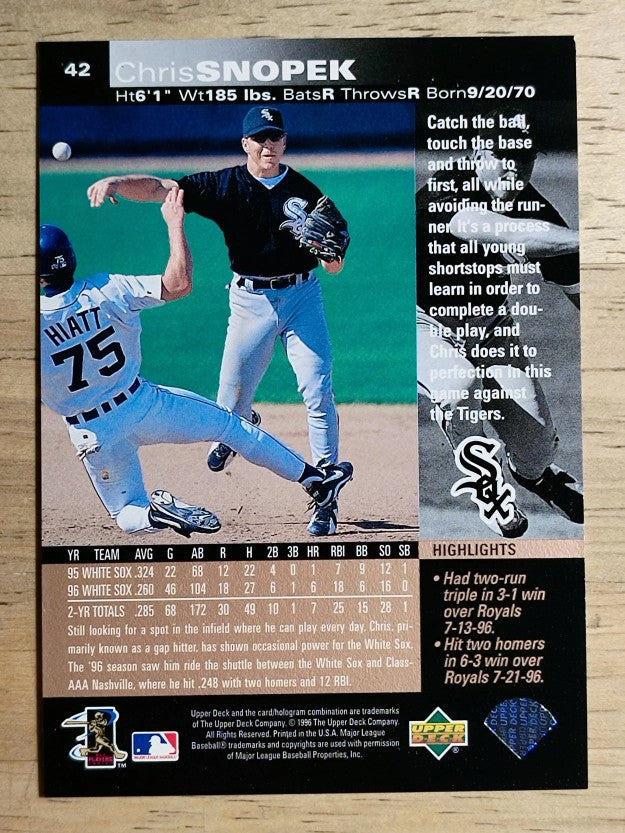 1997 Upper Deck #42 Chris Snopek