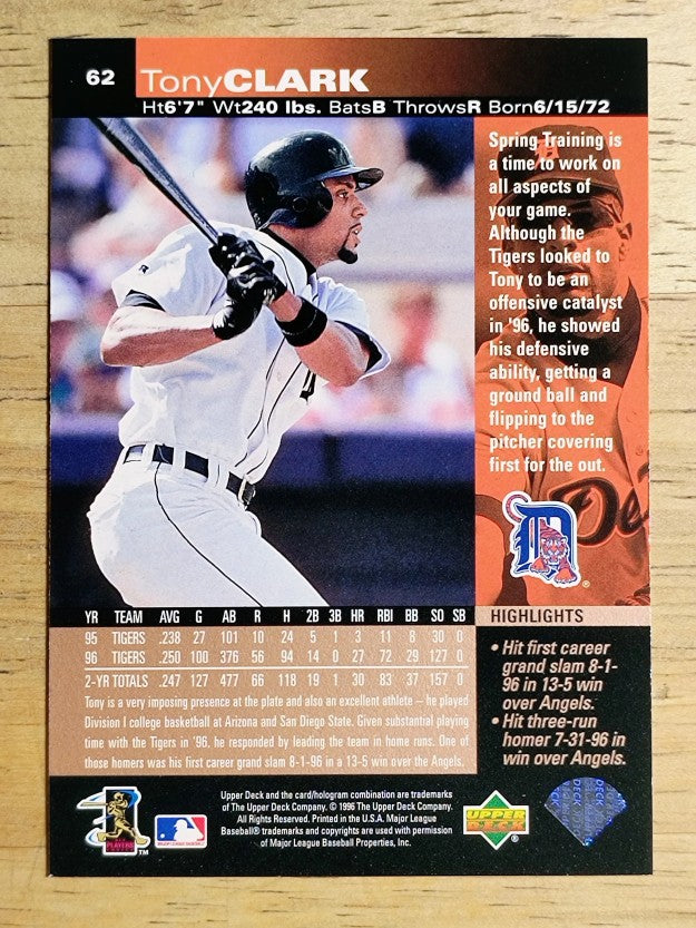 1997 Upper Deck #62 Tony Clark