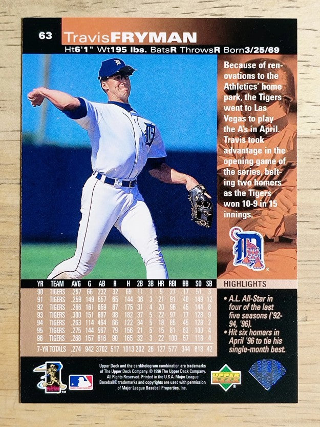 1997 Upper Deck #63 Travis Fryman