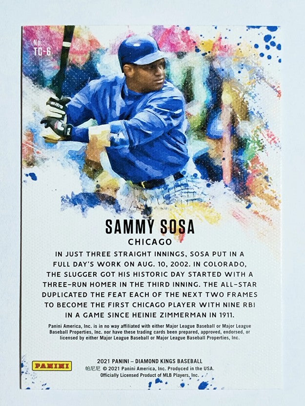 2021 Diamond Kings The Club #6 Sammy Sosa