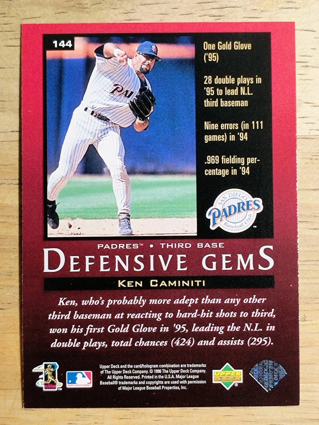 1997 Upper Deck #144 Ken Caminiti DG