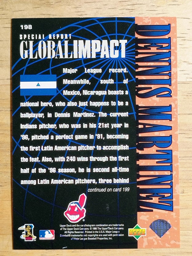 1997 Upper Deck #198 Dennis Martinez GI