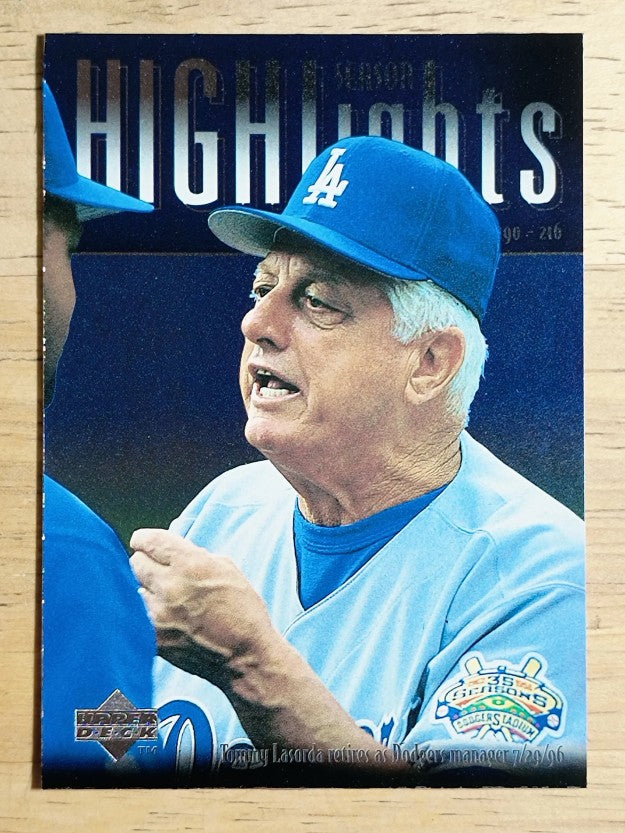 1997 Upper Deck #221 Tommy Lasorda SH CL