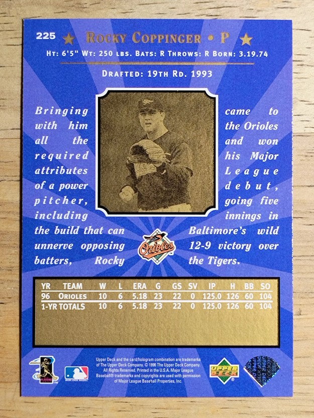 1997 Upper Deck #225 Rocky Coppinger