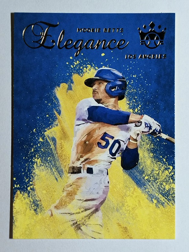 2021 Diamond Kings Elegance #8 Mookie Betts