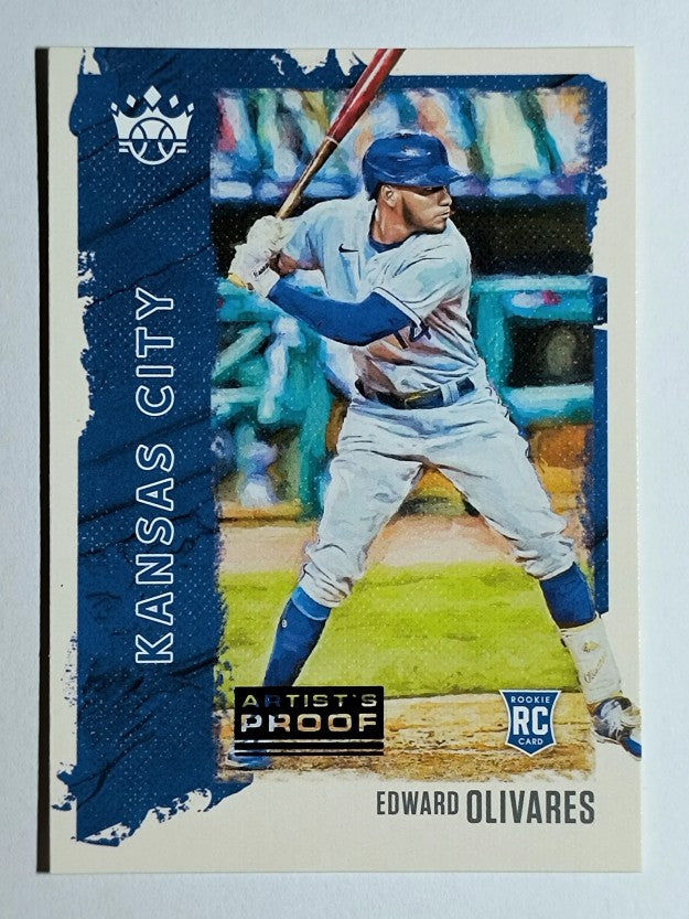 2021 Diamond Kings Artist Proof Blue #45 Edward Olivares