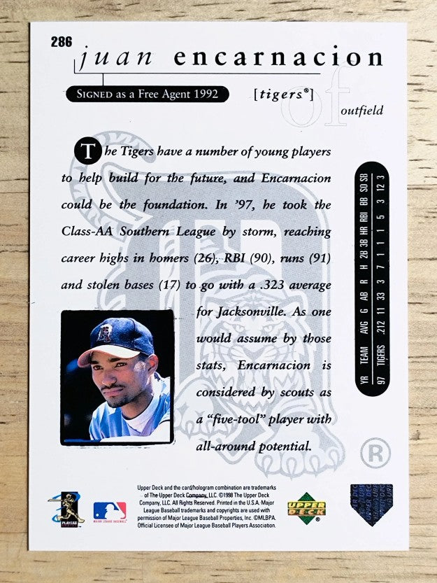 1998 Upper Deck #286 Juan Encarnacion
