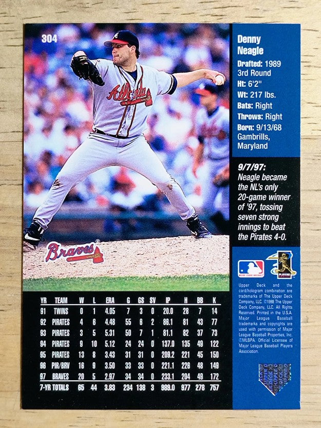 1998 Upper Deck #304 Denny Neagle