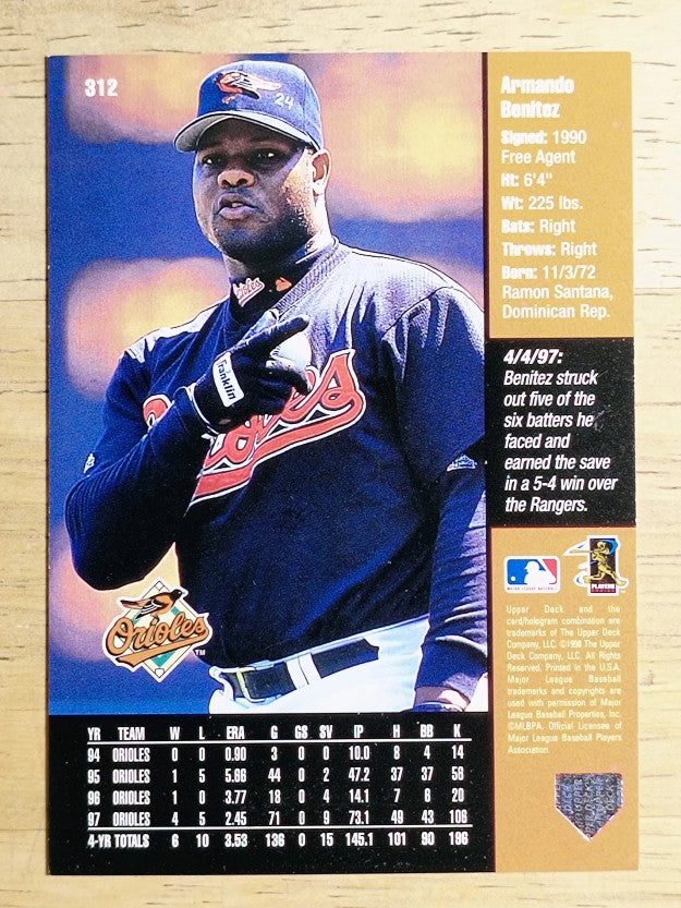 1998 Upper Deck #312 Armando Benitez