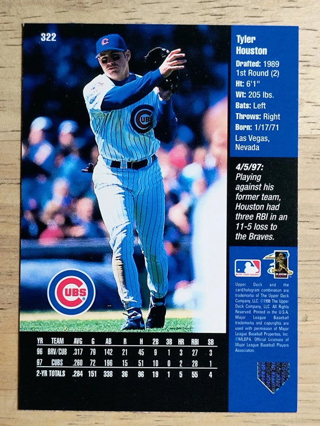 1998 Upper Deck #322 Tyler Houston