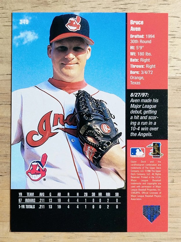 1998 Upper Deck #349 Bruce Aven