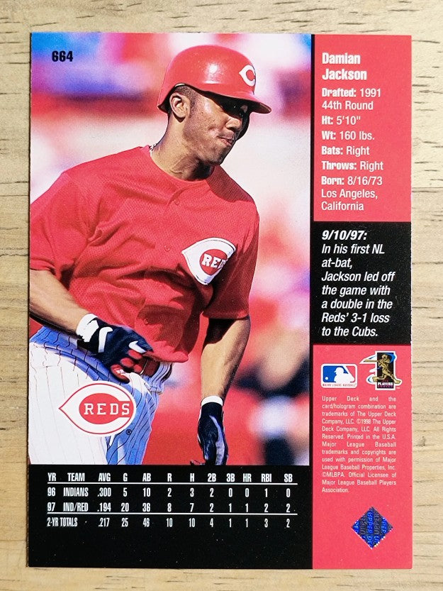 1998 Upper Deck #664 Damian Jackson