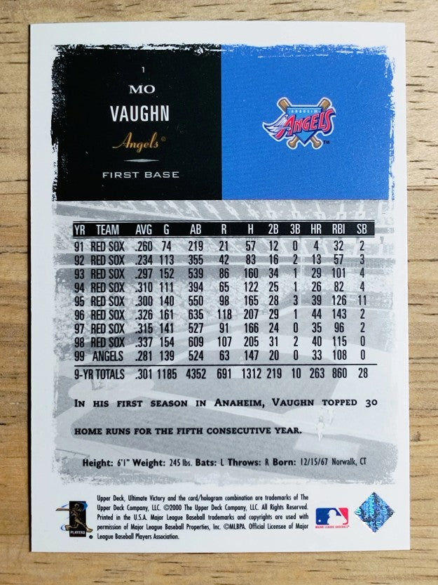 2000 Ultimate Victory #1 Mo Vaughn