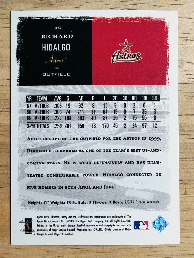 2000 Ultimate Victory #45 Richard Hidalgo