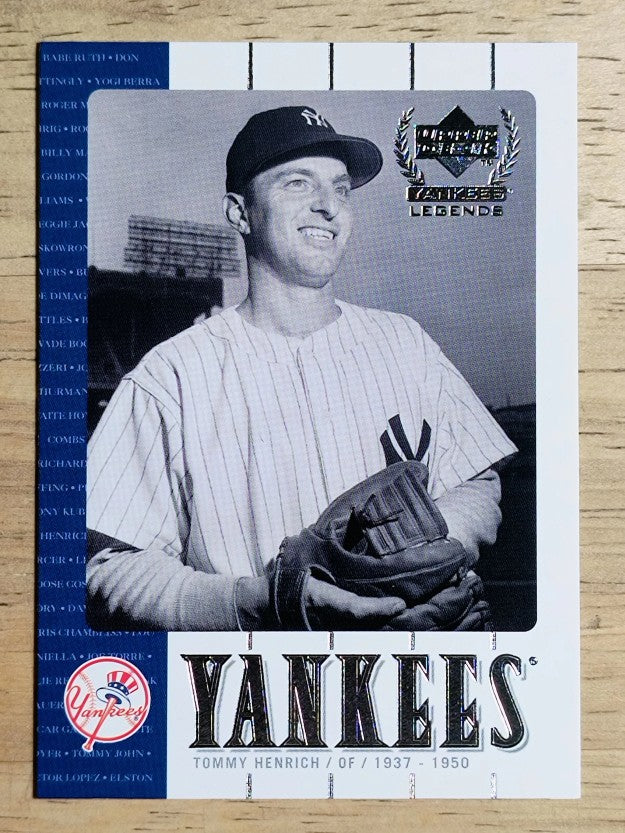 2000 Upper Deck Yankees Legends #30 Tommy Henrich