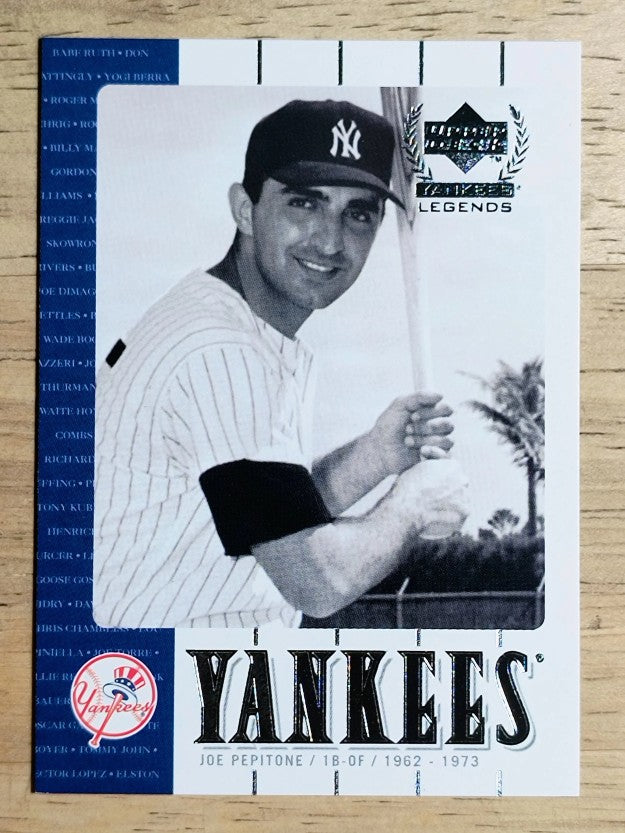 2000 Upper Deck Yankees Legends #32 Joe Pepitone