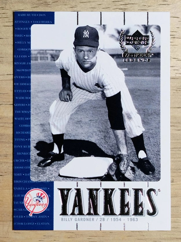 2000 Upper Deck Yankees Legends #39 Billy Gardner