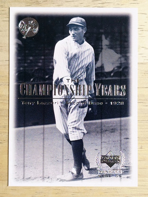 2000 Upper Deck Yankees Legends #68 Tony Lazzeri '28 TCY