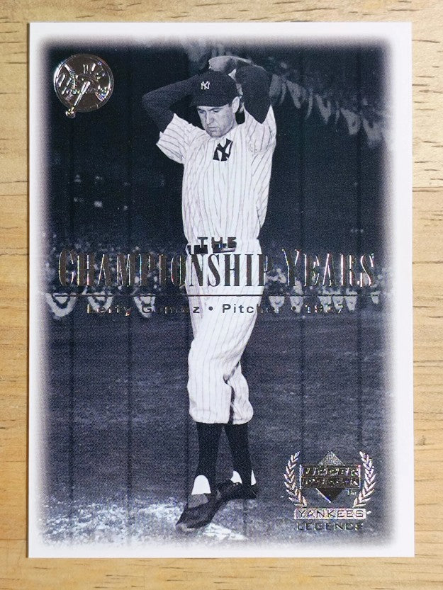 2000 Upper Deck Yankees Legends #71 Lefty Gomez '37 TCY