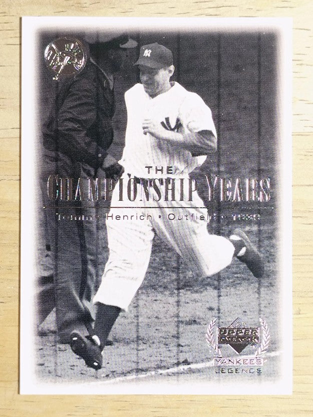 2000 Upper Deck Yankees Legends #73 Tommy Henrich '39 TCY