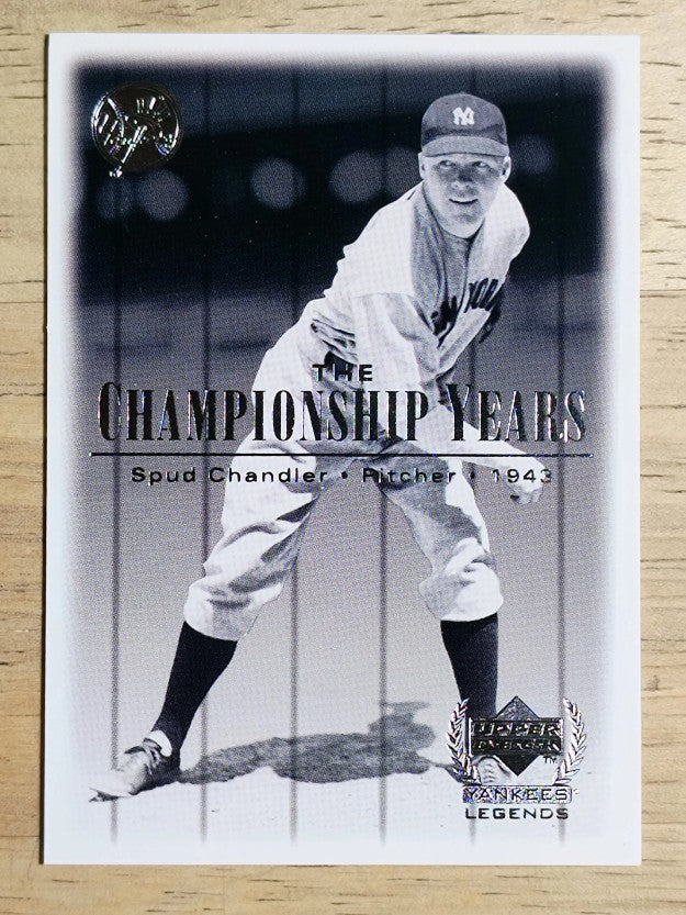 2000 Upper Deck Yankees Legends #75 Spud Chandler '43 TCY