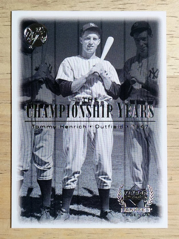2000 Upper Deck Yankees Legends #76 Tommy Henrich '47 TCY