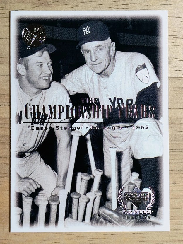 2000 Upper Deck Yankees Legends #80 Casey Stengel '52 TCY