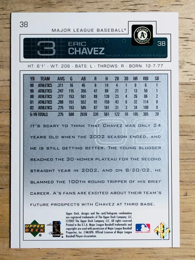 2003 Upper Deck #38 Eric Chavez