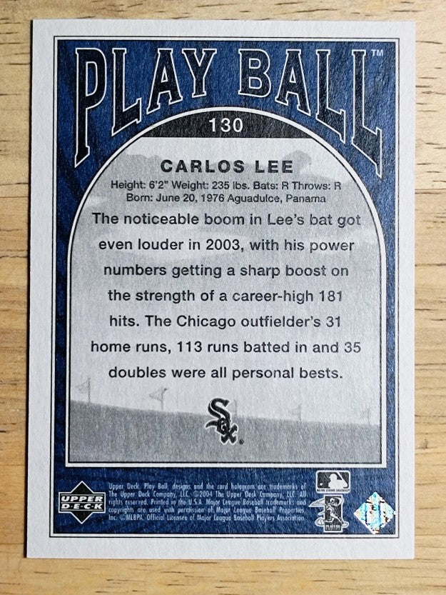 2004 Upper Deck Play Ball Blue #130 Carlos Lee