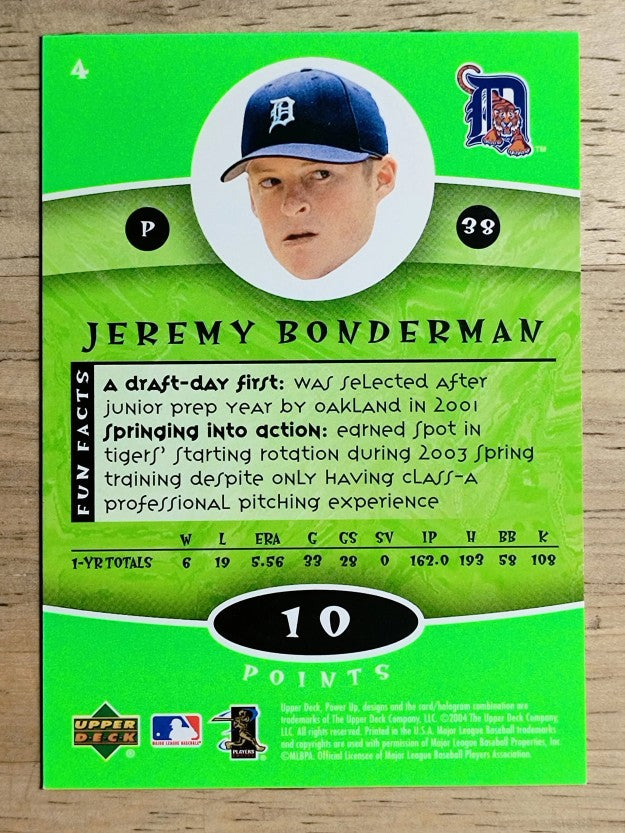 2004 Upper Deck Power Up #4 Jeremy Bonderman