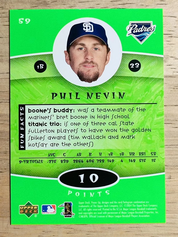 2004 Upper Deck Power Up #59 Phil Nevin