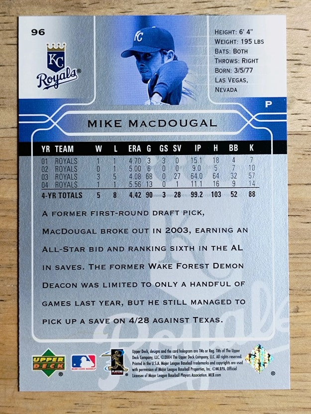 2005 Upper Deck #96 Mike MacDougal