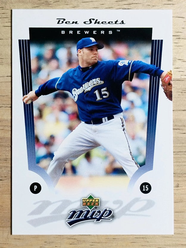 2005 Upper Deck MVP #9 Ben Sheets