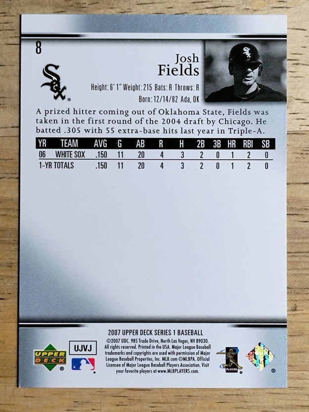 2007 Upper Deck #8 Josh Fields
