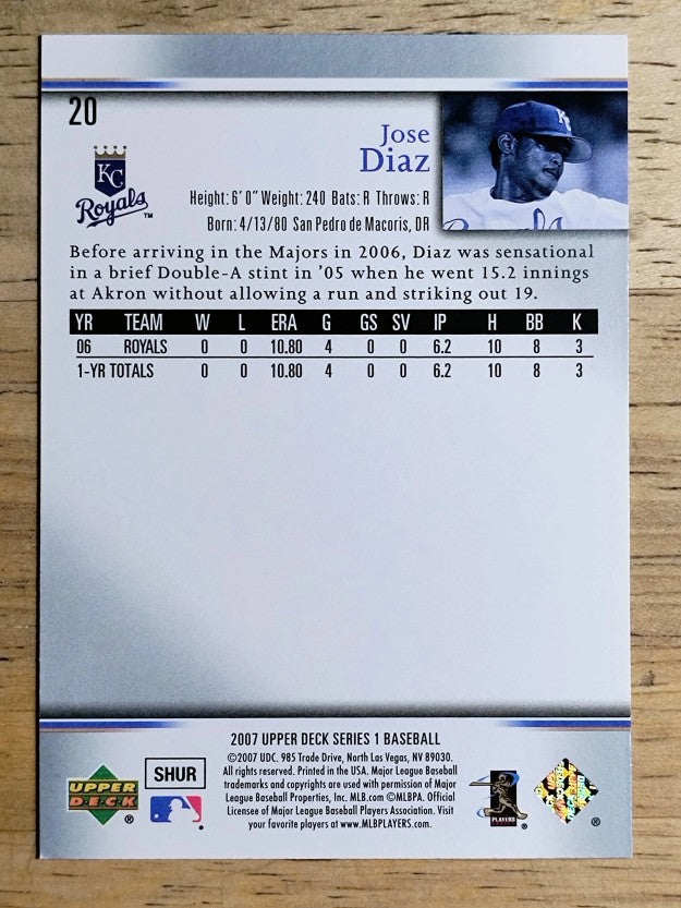 2007 Upper Deck #20 Jose Diaz